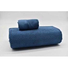 Jogo de 3 Toalhas T3572C Azul - Vidal Home