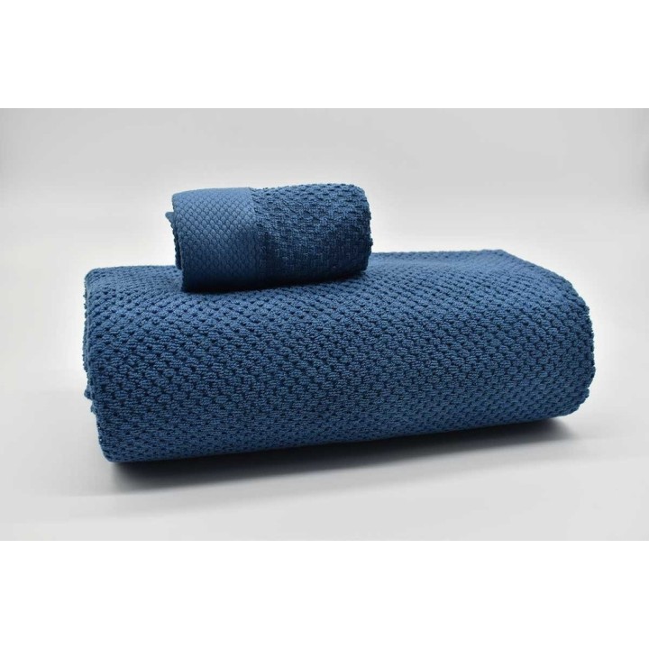 Jogo de 3 Toalhas T3572C Azul - Vidal Home