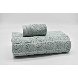 Jogo de 3 Toalhas T1662C Verde - Vidal Home