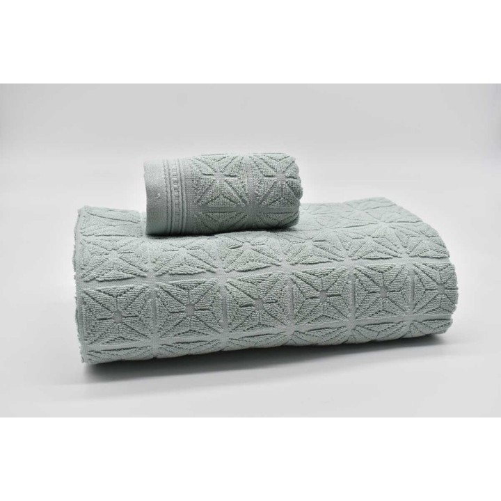 Jogo de 3 Toalhas T1662C Verde - Vidal Home