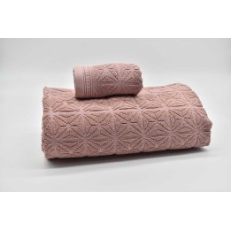 Jogo de 3 Toalhas T1662C Rosa - Vidal Home