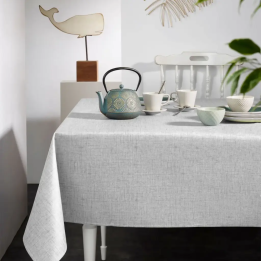 Toalha de Mesa Resinada 870 Itaca Prata - Atenas