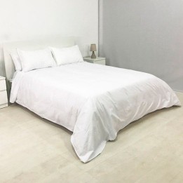 Capa de Edredão Hotelaria Branca 1 Peça - Vidal Home