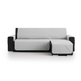 Capa de Chaise Longue Acolchoada Cinzento