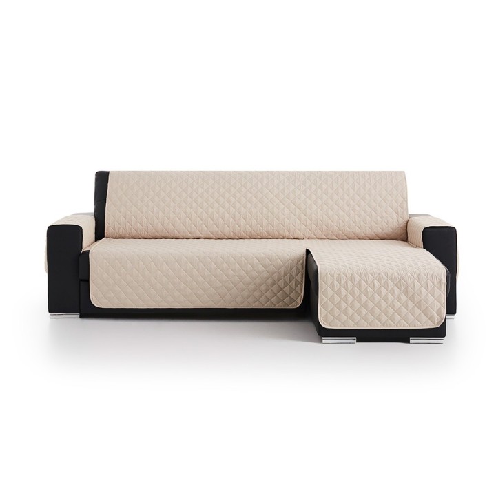 Capa de Chaise Longue Acolchoada Bege