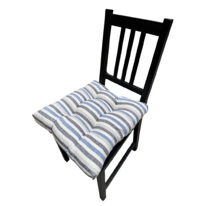 Almofada de Assento 45x45 cm Azul Mediterrânico