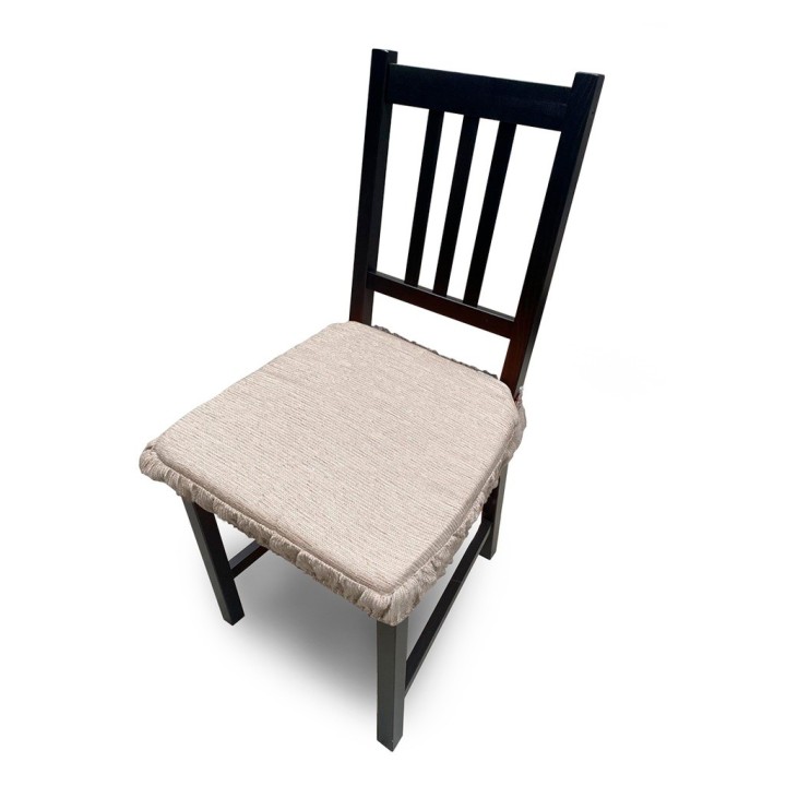 Assento Cadeira Acolchoado Creme 40x40
