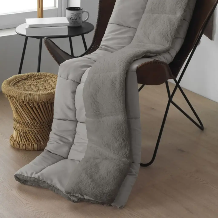 Manta Sherpa Micro-gel Tibet 135x200 Pérola
