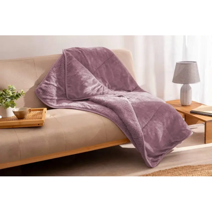 Manta Sherpa Liso Nude 130x160