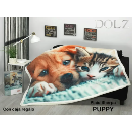 Manta Sherpa Puppy 130x160