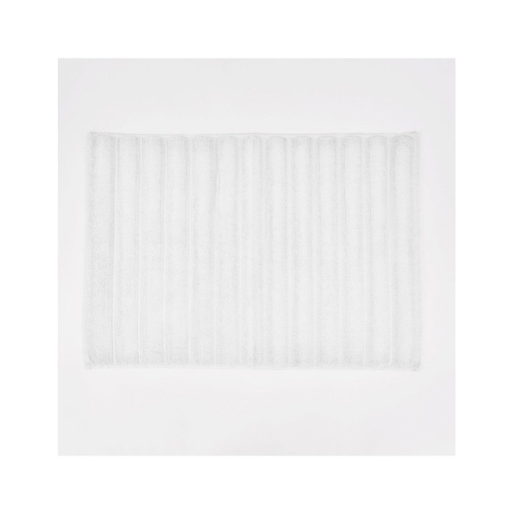 Tapete de Banho Ribs Branco 50x70 Don Algodão