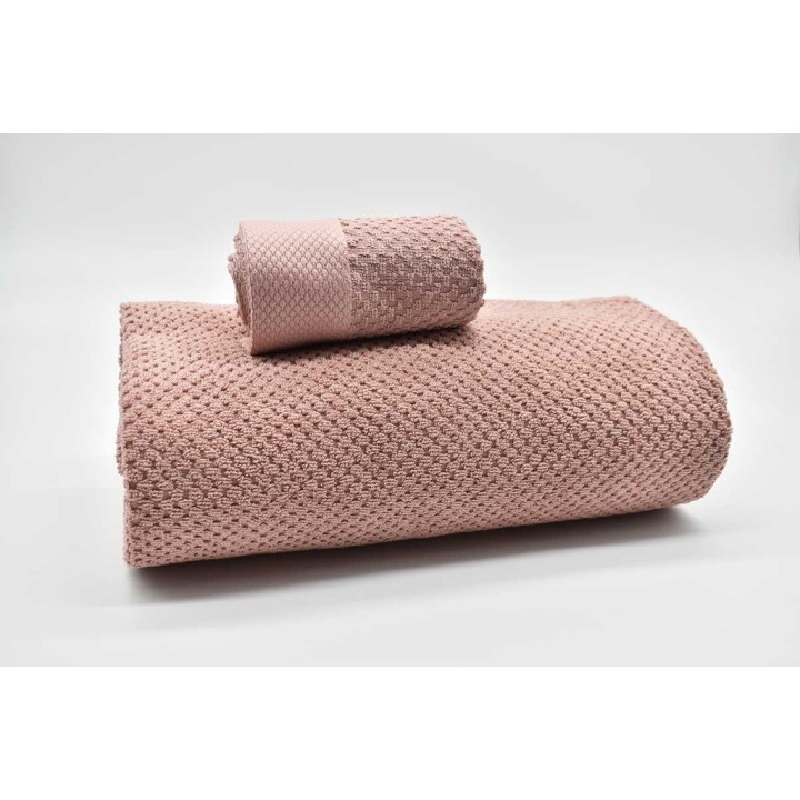 Jogo de 3 Toalhas T3572C Rosa - Vidal Home