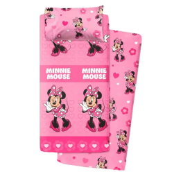 Jogo de Cama Tecido Minnie Mouse Algodão