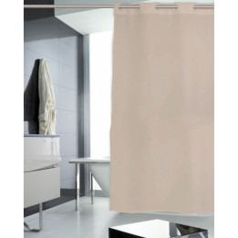 Cortina de Banho Lisa Bege 180x200 - Stilia Home