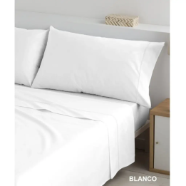 Jogo de Lençóis Tecido Liso Basic Branco Polo